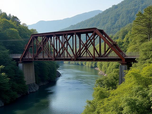 補強された歴史的な鉄道橋梁