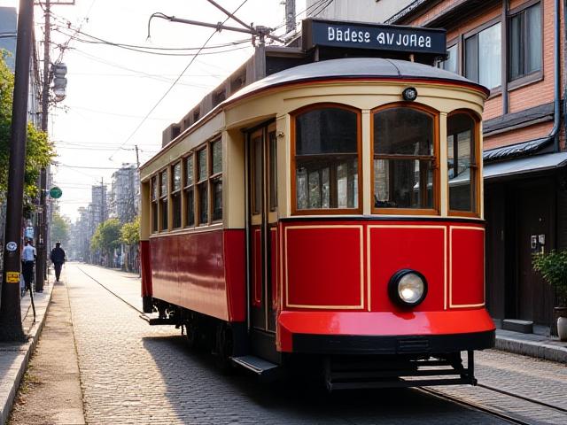 明治時代の路面電車復元